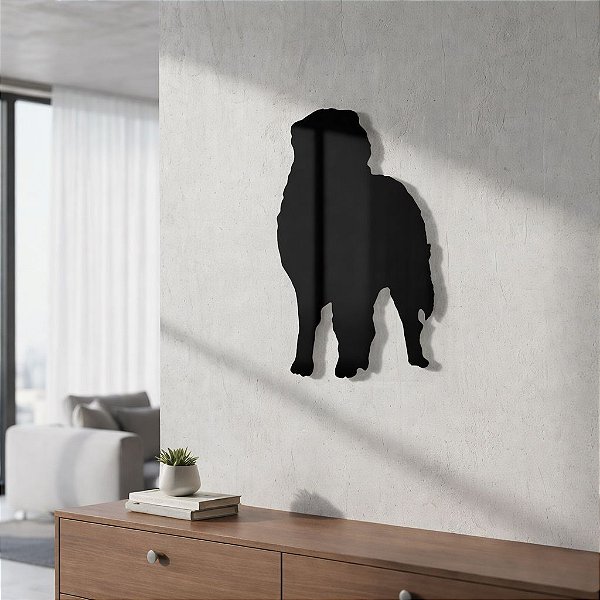 Placa Decorativa Cachorro 2 em Acrílico