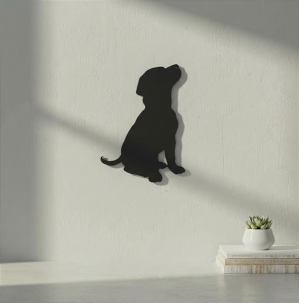 Placa Decorativa Cachorro 6 em Acrílico