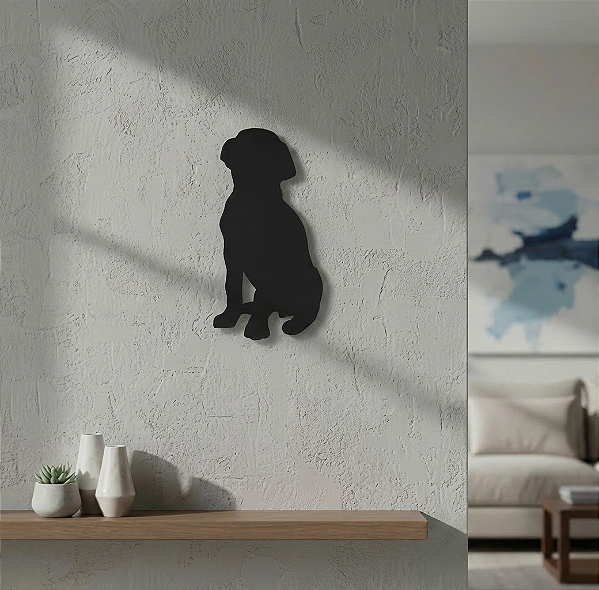 Placa Decorativa Cachorro 7 em Acrílico