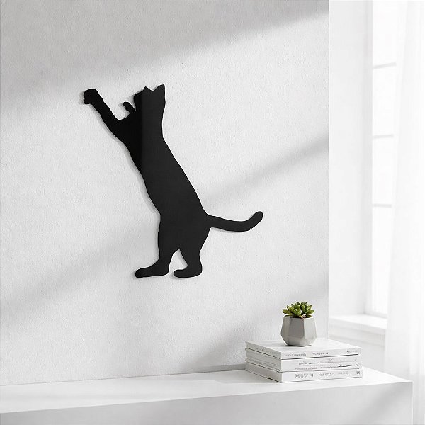 Placa Decorativa Gato 6 em Acrílico
