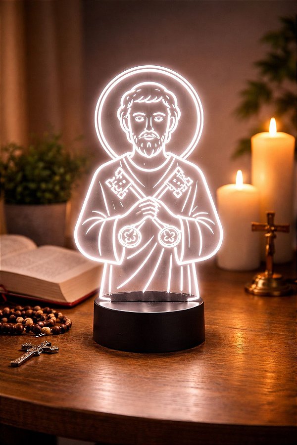 Luminária Led 3D São Pedro