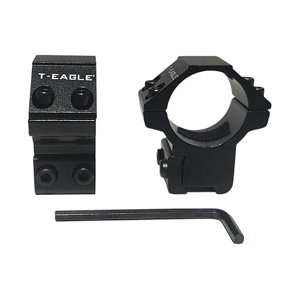 Mounts T-Eagle Standart Para Lunetas Tubo de 25mm - Trilhos 11mm - Medidas na Imagem