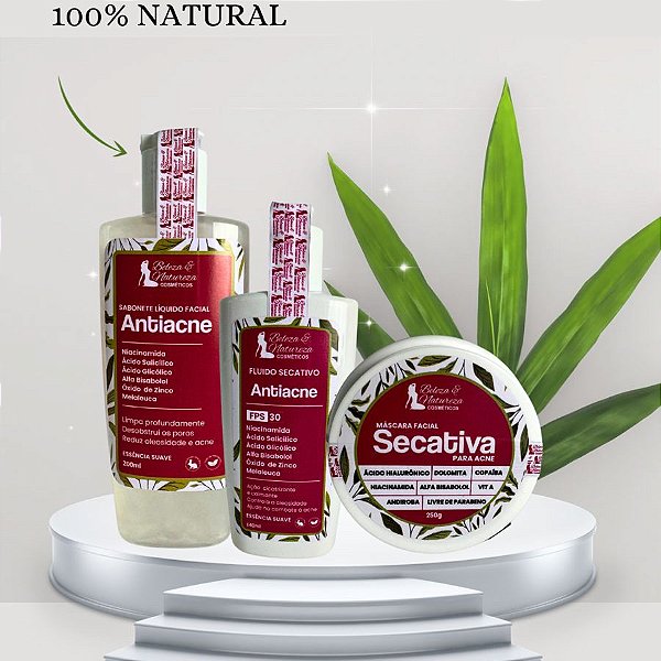 Kit Secativa Antiacne