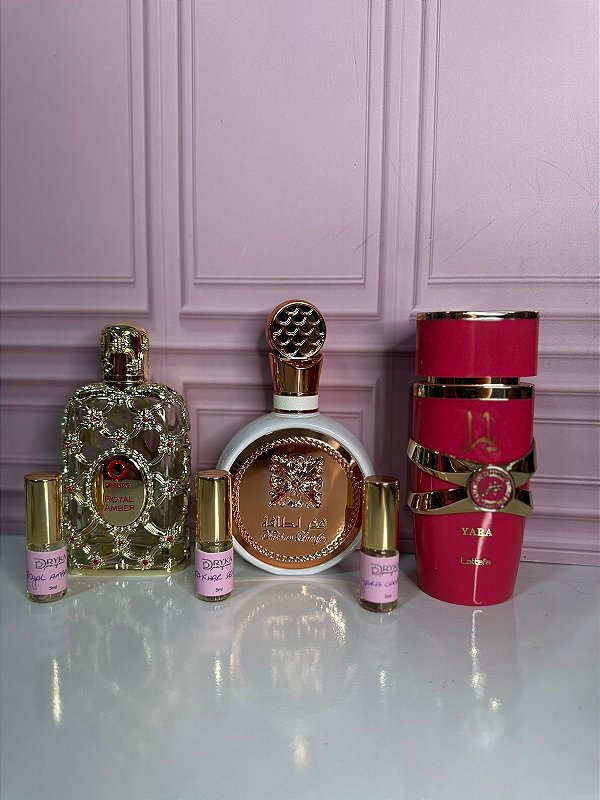 KIT DECANT ÁRABE FIXAÇÃO MIL