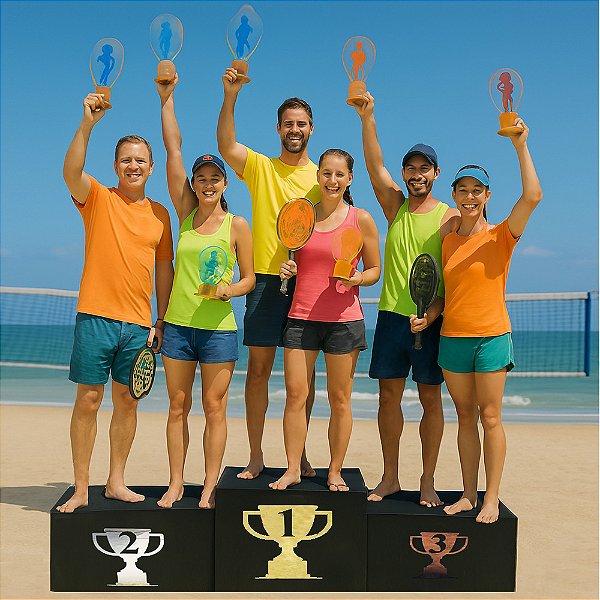 Podium De Madeira Para Campeonatos Pintado Personalizado