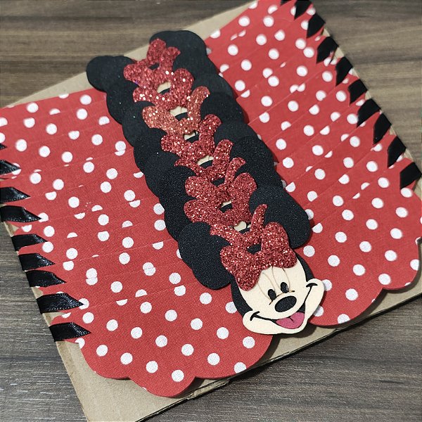 Gargantilha de EVA Minnie 10 unidades