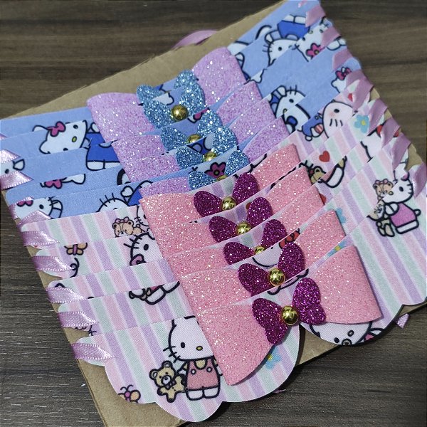 Gargantilha de EVA Hello Kitty 10 unidades