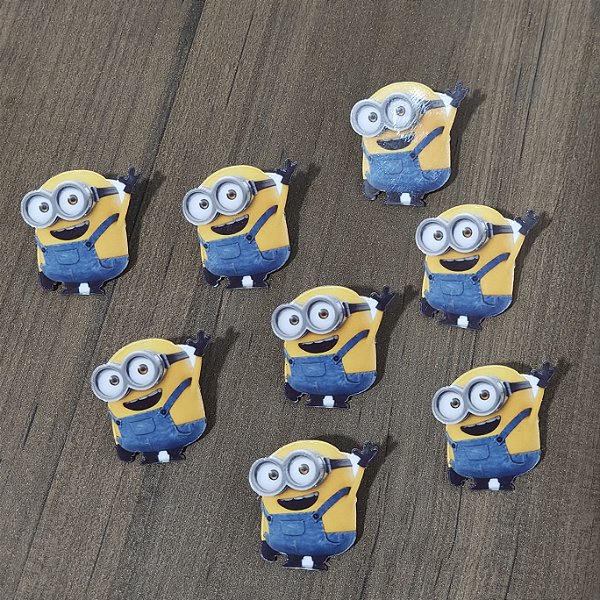 Lacinho P Acrílico Minions 10 unidades
