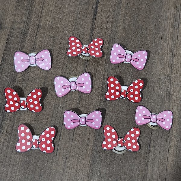 Lacinho P Enfeite Minnie 10 unidades