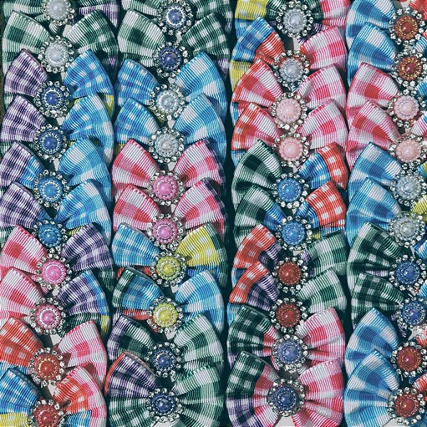 Laço M Xadrez Festa Junina 10 unidades