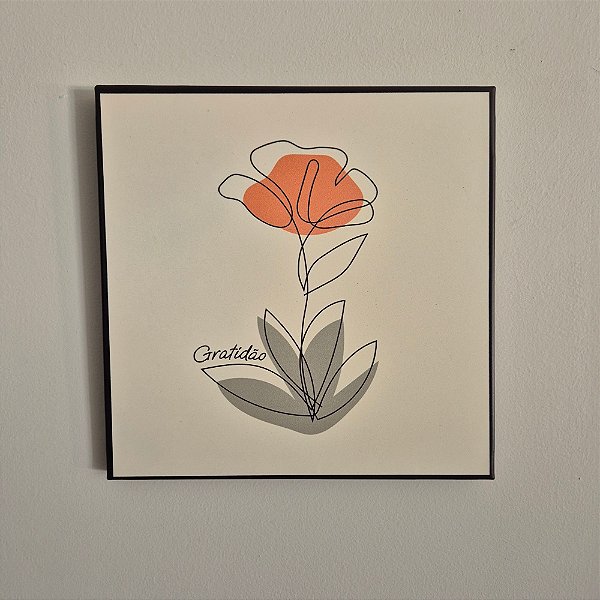 Quadro de Aço Duna Oliva Gratidão