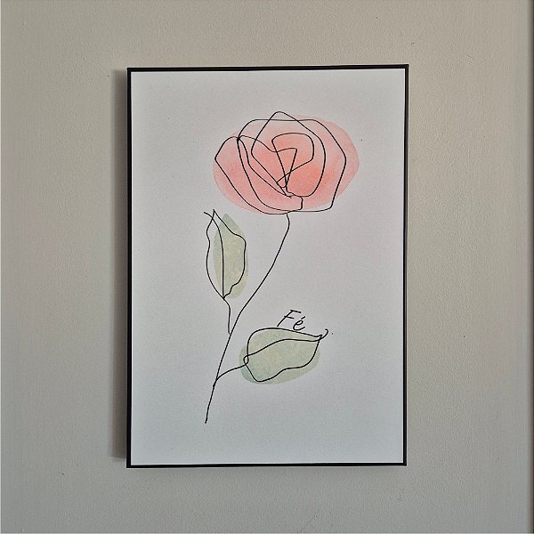 Quadro de Aço Primavera Fé