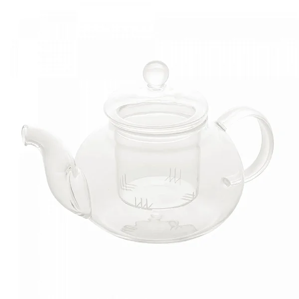 Chaleira de Vidro Borossilicato Resistente ao Calor 860ml