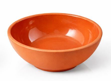 Bowl de Cerâmica 23cm Tuzla Mocca – Tigela Grande para Servir e Decorar