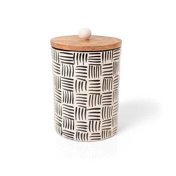 Pote com Tampa Versailles Oliver 12cm x 19cm