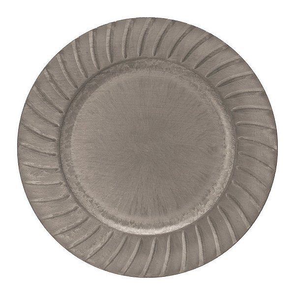 Sousplat Dórico Taupe