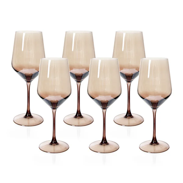 Conjunto Com 2 Taças Bruma Âmbar