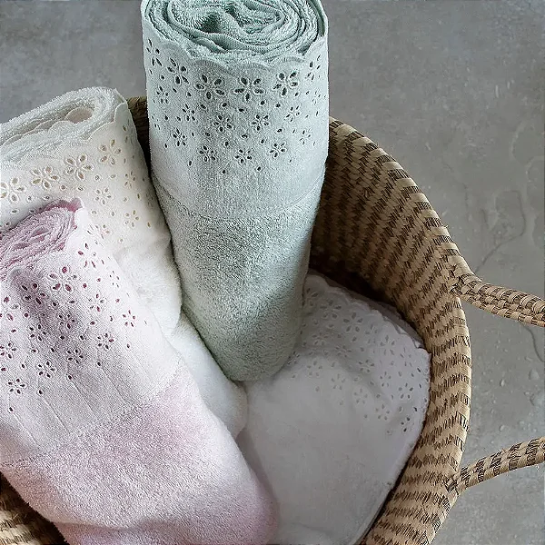 Toalha De Rosto Buddemeyer Crystal 100% Algodão