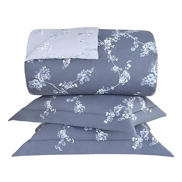 Kit Colcha Queen Gran Percalle 200 Fios Buddemeyer Louise 3 peças