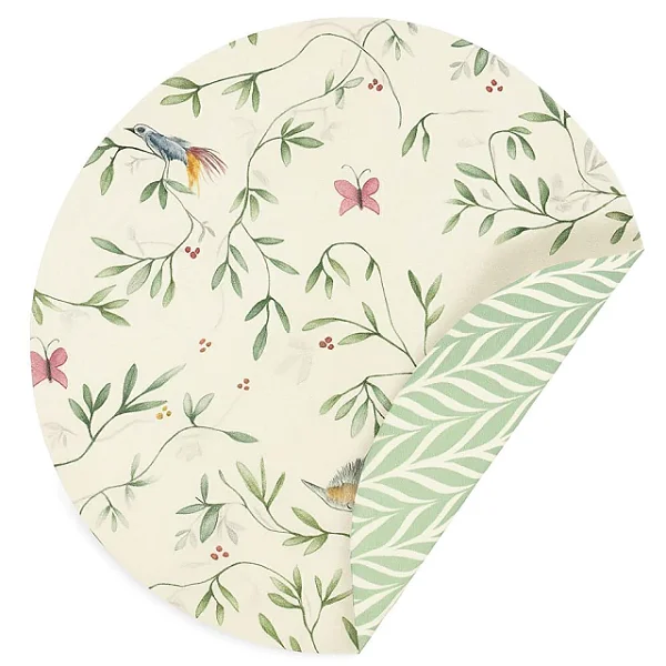 Jogo Americano Auguri Casa Acqua Uccelino Dupla Face