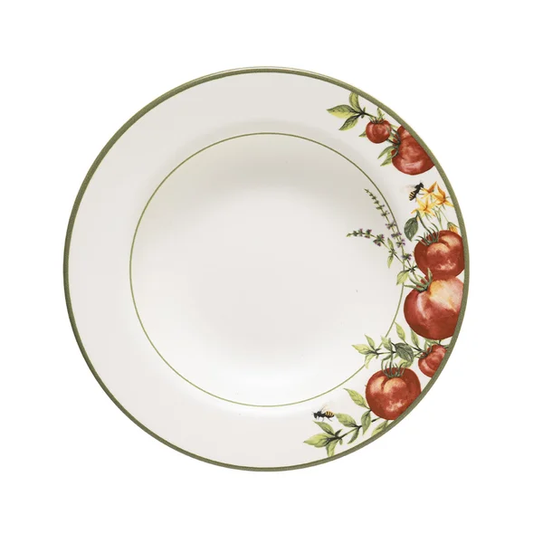 Prato Fundo Aquarelle Pomodoro e Basilico