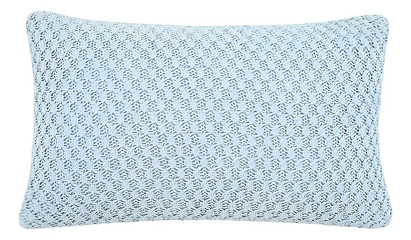 Almofada Tricot Zoe Buddemeyer Azul