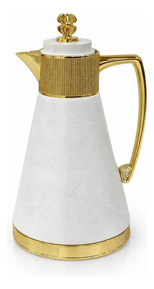 Garrafa Térmica 1L Inox Luxo Clássico para Café e Chá