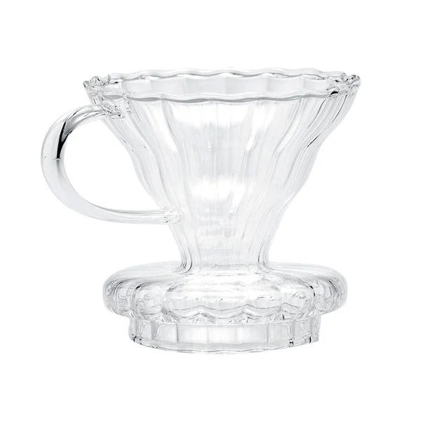 Suporte para Filtro de Café Hario em Vidro Borossilicato Transparente Oxford