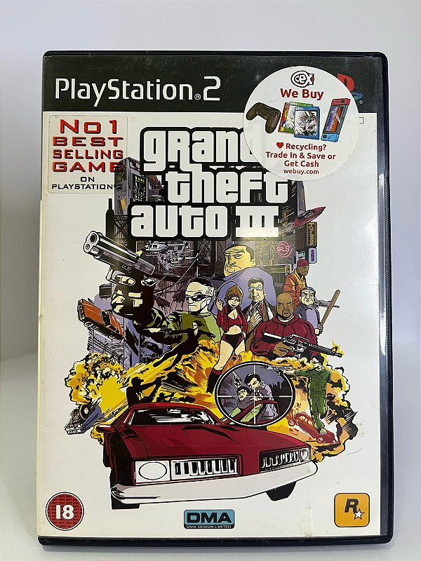 Grand Theft Auto III (GTA 3) - PS2