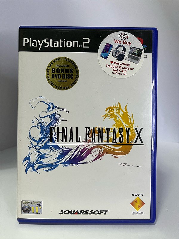 Final Fantasy X (Bonus DVD Disc) - PS2