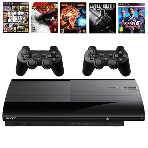 Playstation 3 +2 Controles +45 Jogos