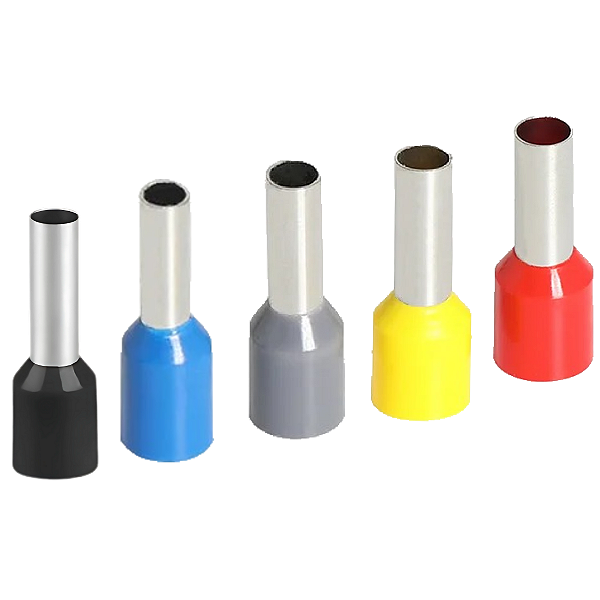 Terminal Tubular Ilhós simples 1,5 2,5 4 6 10 kit 650 peças