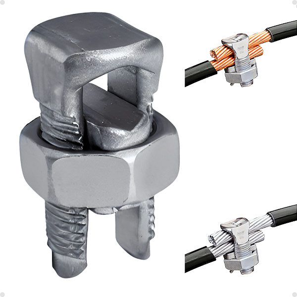 CONECTOR SPLIT BOLT PARAFUSO FENDIDO SIMPLES  50MM ESTANHADO 1 PEÇA