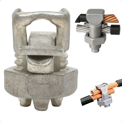 CONECTOR SPLIT BOLT PARAFUSO FENDIDO BIMETÁLICO 70MM 15PEÇAS