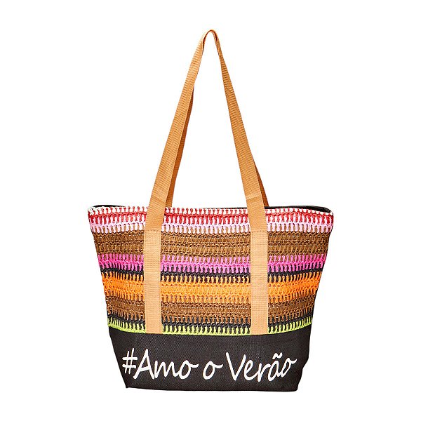 Bolsa De Praia De Palha Sacola Grande Feminina