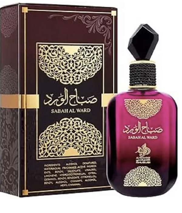 Perfume Árabe Feminino Al Wataniah Sabah Al Ward Eau De Parfum 100ml