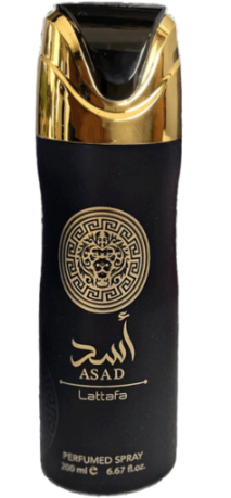 Asad - Lattafa Deo Body Spray Masculino 200ml