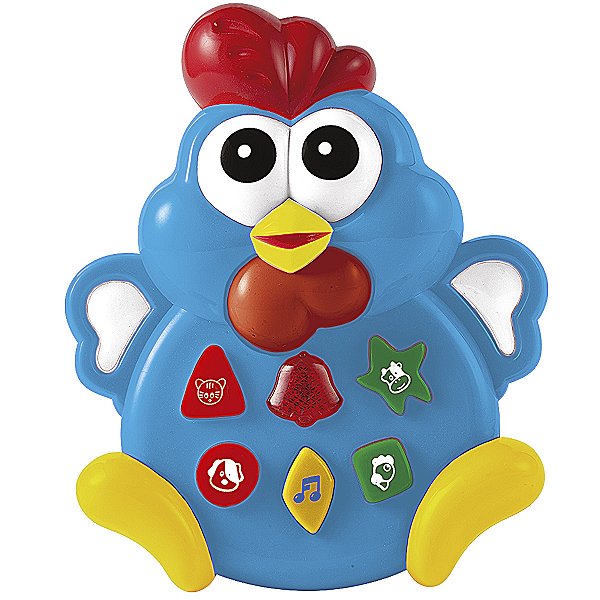 Atividade Animalzinho Divertido Galinha C/ Luz E Som Buba