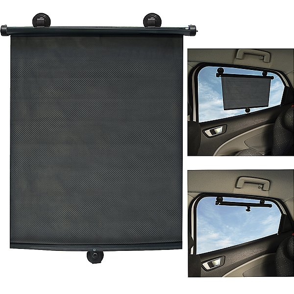 PROTETOR SOLAR EM PVC RETRATIL COM VENTOSAS ORIGINAL BUBA