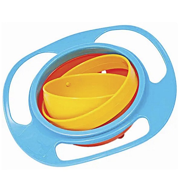 PRATO GIRO BOWL BLISTER AZUL BUBA GIRA 360° Cor: Azul