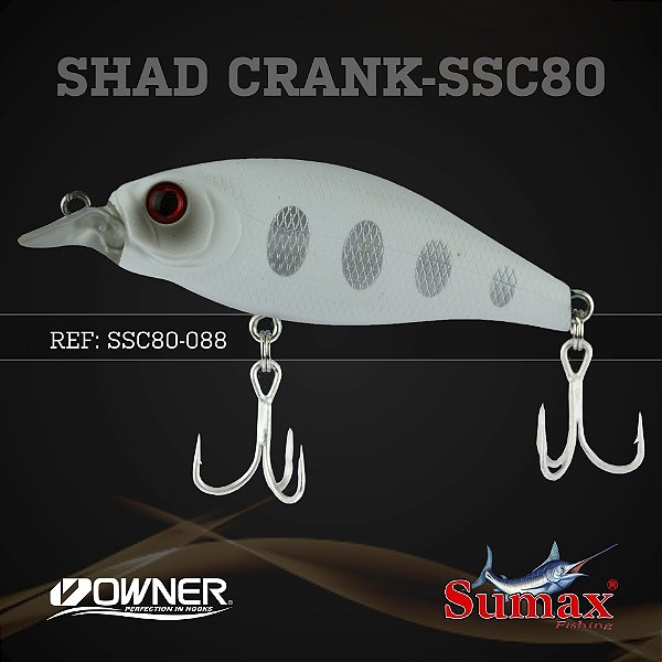 Isca Artificial Sumax Shad Crank 80