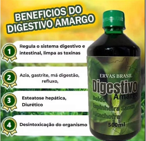 Digestivo Amargo Ervas Brasil