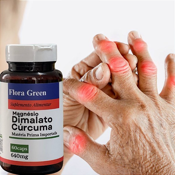 Magnésio Dimalato com Cúrcuma