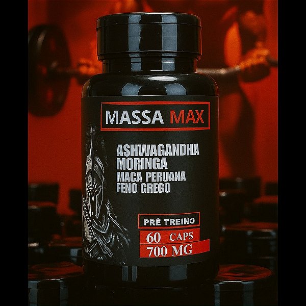 MASSA MAX- ashwagandha-Moringa-Maca Peruana-Feno Grego