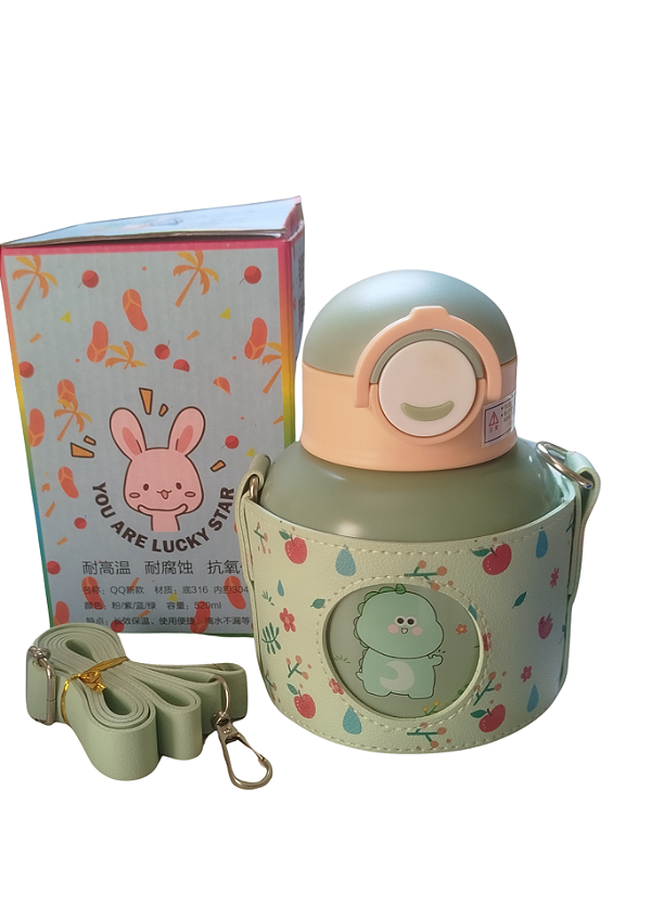 GARRAFA TÉRMICA INFANTIL 500ML INOXIDÁVEL