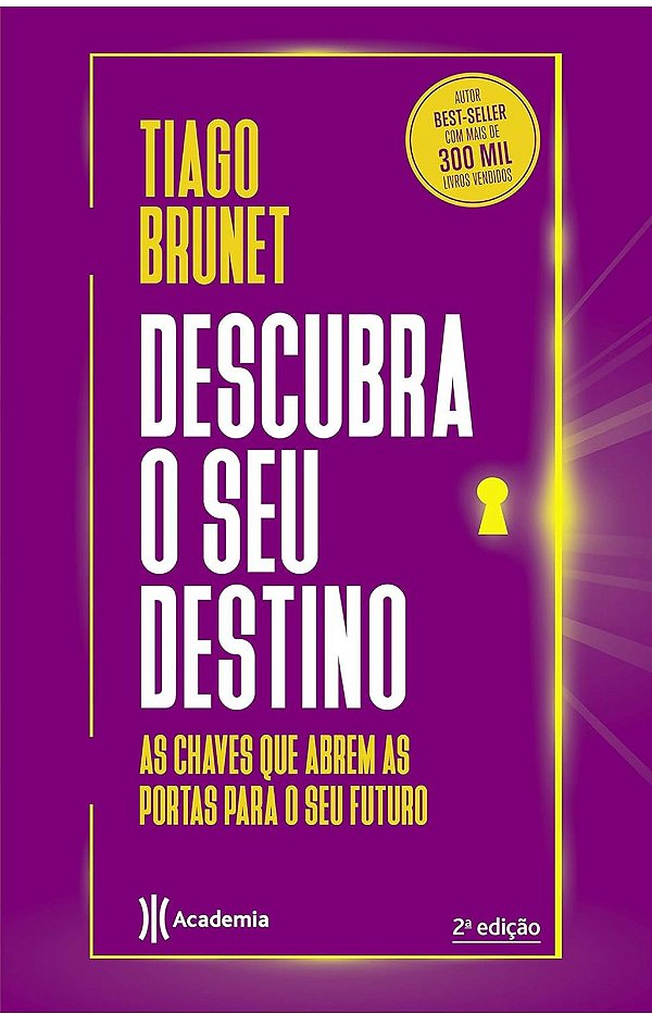 Livro Descubra o Seu Destino - Tiago Brunet - Edição Pocket