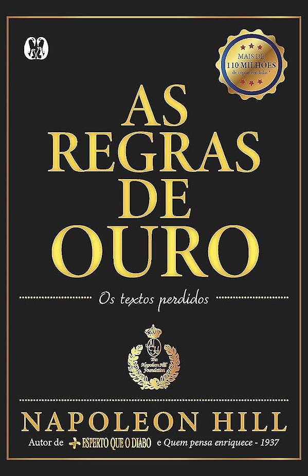 Livro AS REGRAS DE OURO - NAPOLEON HILL