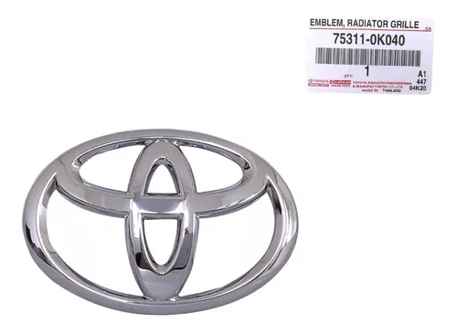 Emblema Grade Frontal Toyota Sw4 2012/15