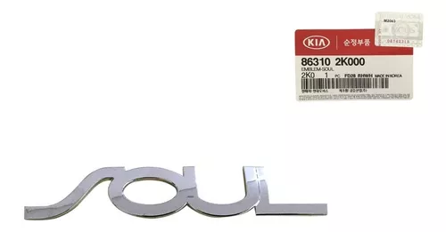 Emblema Tampa Traseira Kia Soul 2008 A 2012