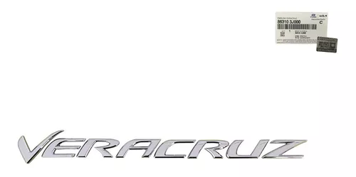 Emblema Tampa Traseira Hyundai Veracruz 2006 A 2012